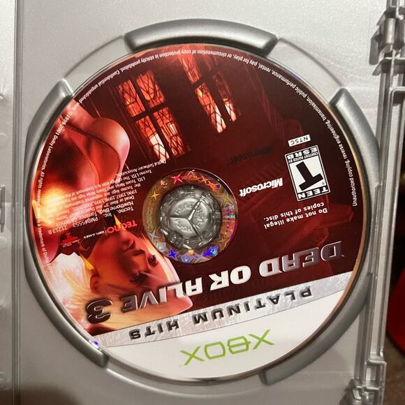 Xbox Dead or Alive 3 (Microsoft Xbox, Platinum Hits. 2001) - Picture 5 of 5